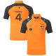 2025 McLaren NORRIS #4 Polo Yellow Racing Suit (有领)
