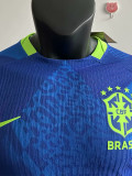 2025-26 Brazil W Away Long Sleeve Player Version Soccer Jersey (长袖球员)(带星)