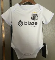 2024-25 Santos FC Home Baby Infant Crawl Suit