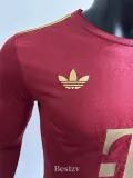 2024-25 Bayern 125th Anniversary Long Sleeve Player Version Soccer Jersey (长袖球员)