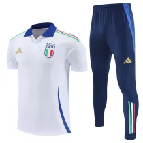 2025-26 Italy White Polo Tracksuit