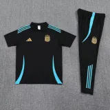 2025-26 Argentina Black Polo Tracksuit