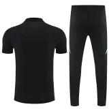2025-26 Argentina Black Polo Tracksuit