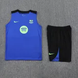 2025-26 BAR Blue Tank top and shorts suit