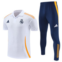 2025-26 RMA White Polo Tracksuit
