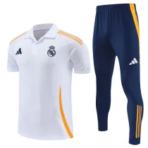2025-26 RMA White Polo Tracksuit