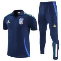 2025-26 Italy Royal blue Polo Tracksuit