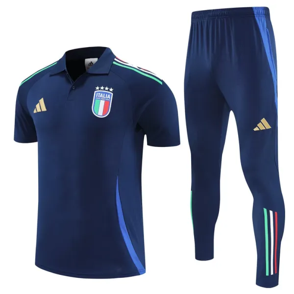 2025-26 Italy Royal blue Polo Tracksuit
