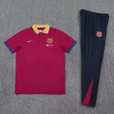 2025-26 BAR Jujube red Polo Tracksuit