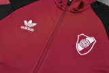 2025-26 River Plate Jujube red Jacket Tracksuit