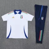 2025-26 Italy White Polo Tracksuit