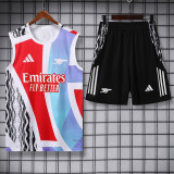 2025-26 ARS White Tank top and shorts suit