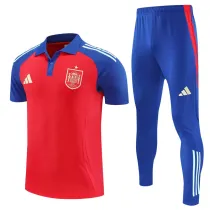 2025-26 Spain Red Polo Tracksuit