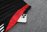 2025-26 Man Utd Black Tank top and shorts suit