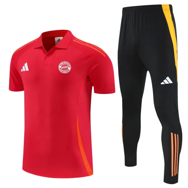2025-26 Bayern Red Polo Tracksuit