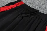 2025-26 Man Utd Black Tank top and shorts suit