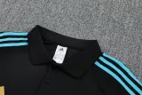 2025-26 Argentina Black Polo Tracksuit