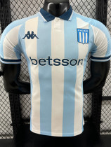 2025-26 Racing Club Home Player Version Soccer Jersey