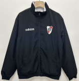 1996-1997 River Plate Black & White Retro Double Sided Windbreaker (双面风衣)