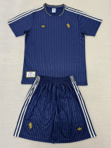 2025-26 JUV Royal blue Retro Edition Kids Soccer Jersey