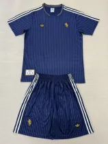 2025-26 JUV Royal blue Retro Edition Kids Soccer Jersey