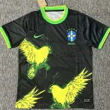 2025-26 Brazil Black Special Edition Fans Soccer Jersey