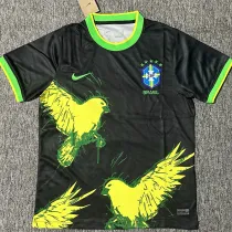 2025-26 Brazil Black Special Edition Fans Soccer Jersey