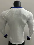 2025-26 England Home Long Sleeve Player Version Soccer Jersey (长袖球员)