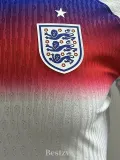 2025-26 England Home Long Sleeve Player Version Soccer Jersey (长袖球员)