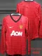 2012-2013 Man Utd Home Player Version 长袖球员 Long Sleeve Retro Soccer Jersey