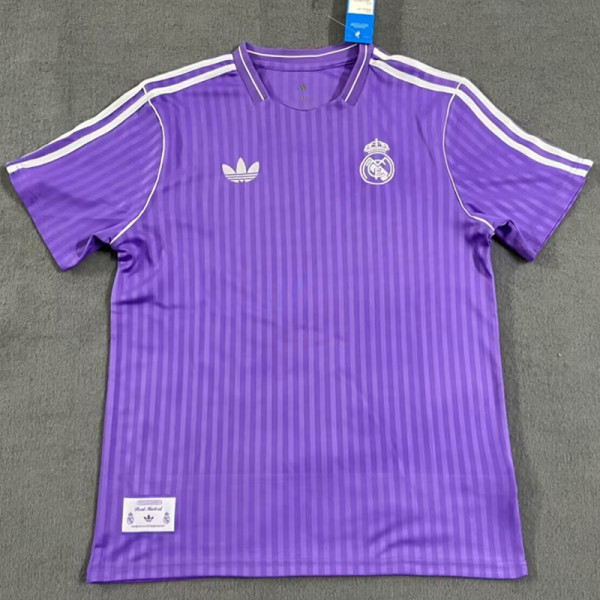 2025-26 RMA Purple Special Edition Fans Training Shirts