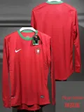 2012 Portugal Home Player Version 长袖球员 Long Sleeve Retro Soccer Jersey