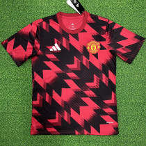 2025-26 Man Utd Red Black Fans Training shirts