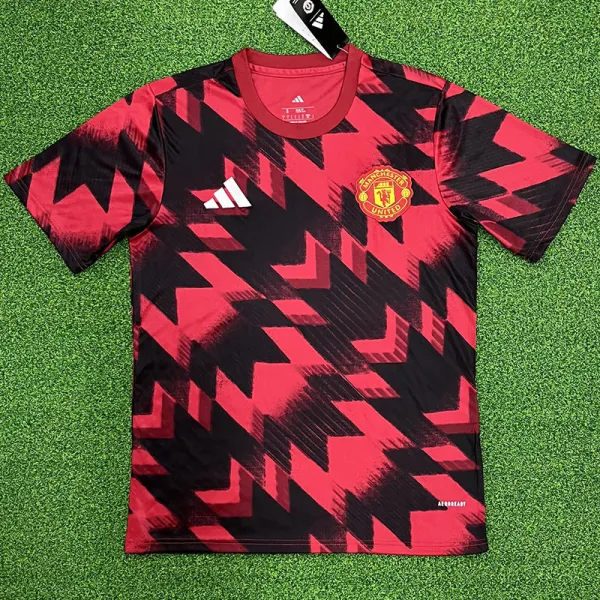 2025-26 Man Utd Red Black Fans Training shirts