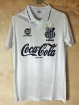 2024-25 Santos FC White Commemorative Edition Fans Soccer Jersey