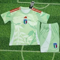 2025-26 Italy W Away Kids Soccer Jersey