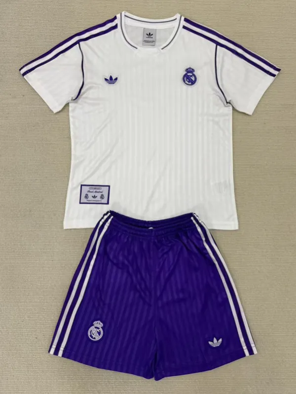 2025-26 RMA White Special Edition Kids Training