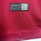 2017-2018 Roma Home Long Sleeve Retro Soccer Jersey (长袖)