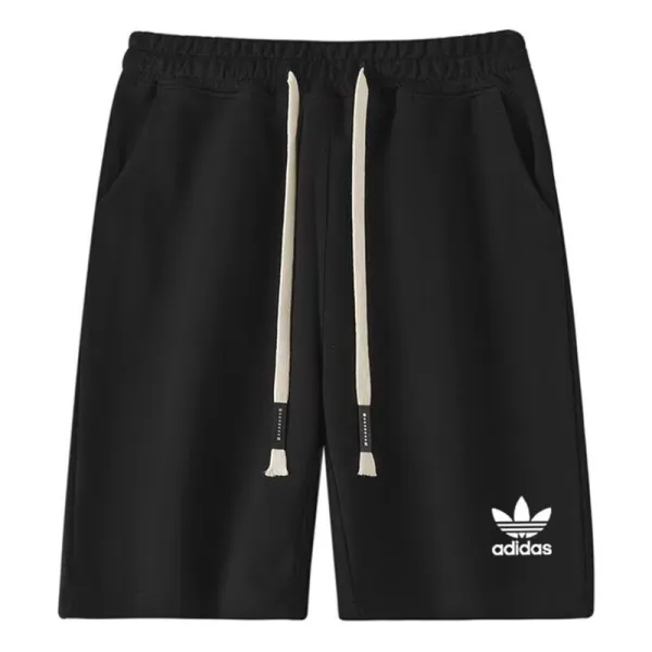 2025 AD Black Pure Cotton Fabric Casual Short Pants *黑