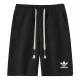 2025 AD Black Pure Cotton Fabric Casual Short Pants *黑