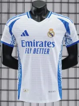 2025-26 RMA White Blue Player Version Training Shirts
