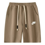 2025 NK Brown Pure Cotton Fabric Casual Short Pants