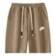 2025 NK Brown Pure Cotton Fabric Casual Short Pants