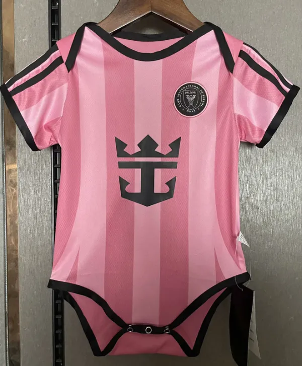 2025-26 Inter Miami Home Baby Infant Crawl Suit