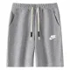 2025 NK Grey Pure Cotton Fabric Casual Short Pants