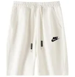2025 NK White Pure Cotton Fabric Casual Short Pants