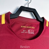 2017-2018 Roma Home Long Sleeve Retro Soccer Jersey (长袖)