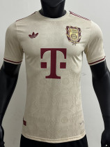 2024-25 Bayern Apricot 125th Anniversary Player Version Soccer Jersey (杏色)