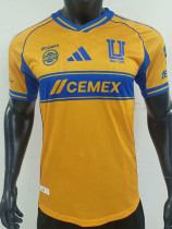 2025-26 Tigres UANL Home Player Version Soccer Jersey