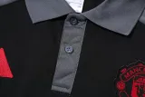 2025-26 Man Utd Black Polo Tracksuit